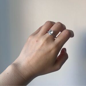 Diamonique Elegant Diamond 2.5 ct Wedding Ring